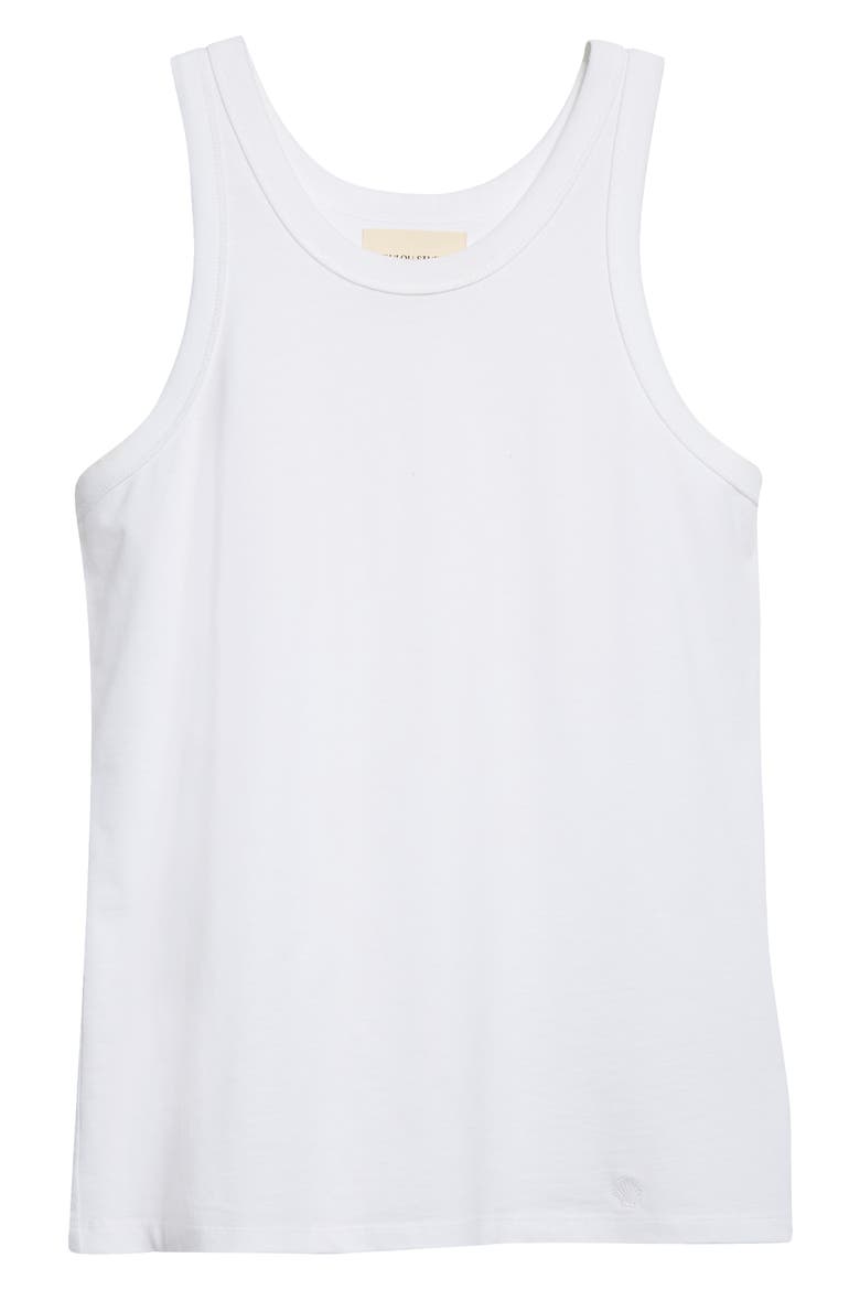 Poso Supima® Cotton Tank, Alternate, color, WHITE
