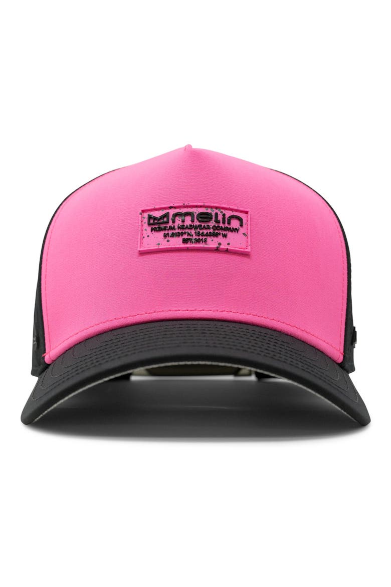 Hydro Odyssey Brick Snapback Baseball Cap, Alternate, color, HOT PINK/ BLACK