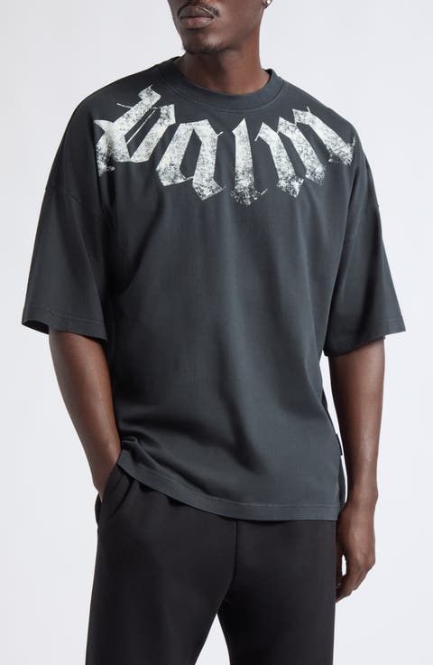 Big Neck Logo Cotton Graphic T-Shirt