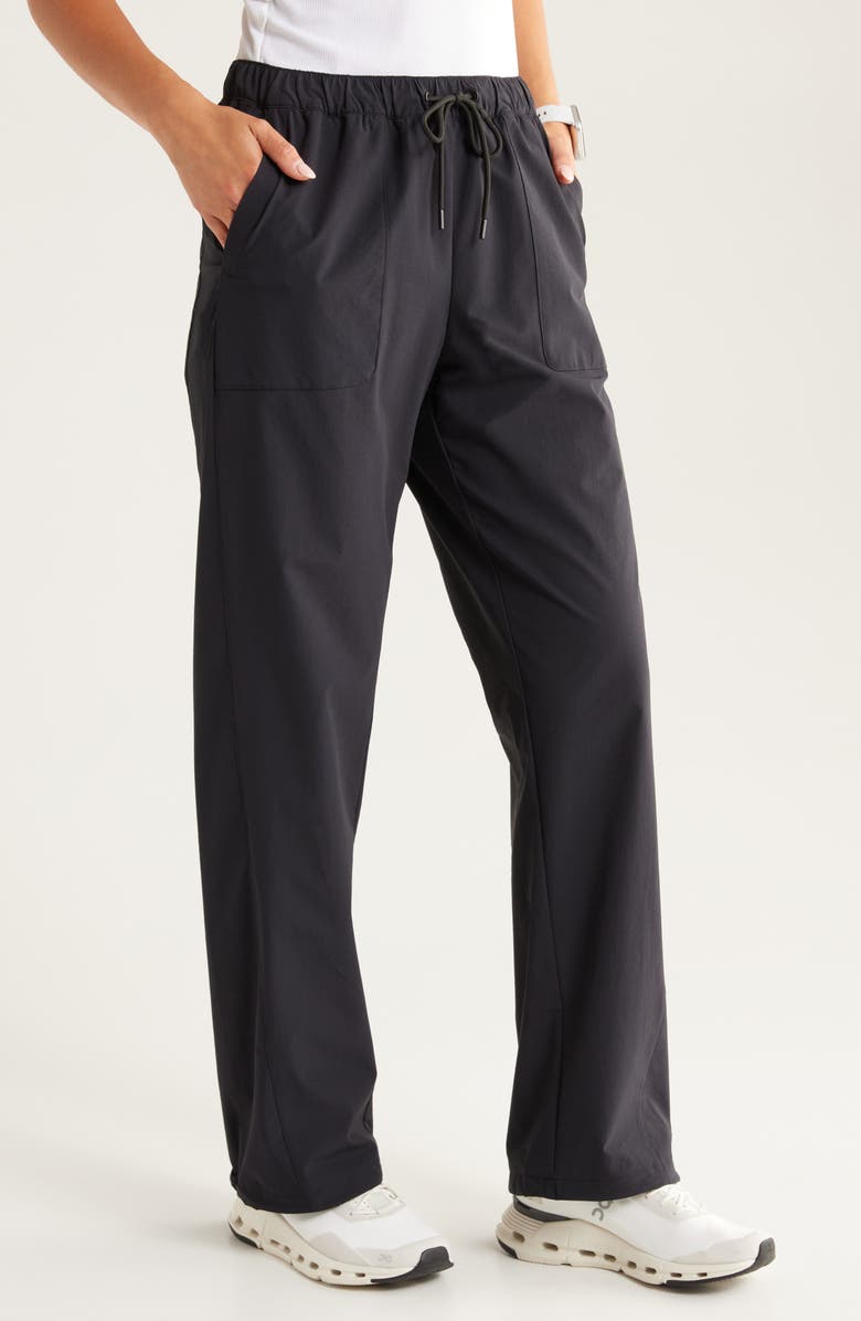 Zella Navigator Drawstring Utility Pants, Alternate, color, 