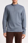 Nordstrom Piquè Quarter Zip Pullover