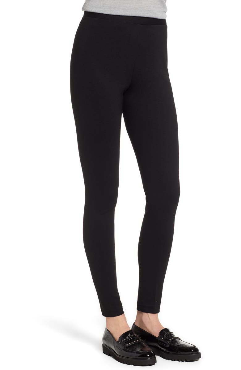 Vince Camuto Seamed Back Ponte Leggings, Alternate, color,