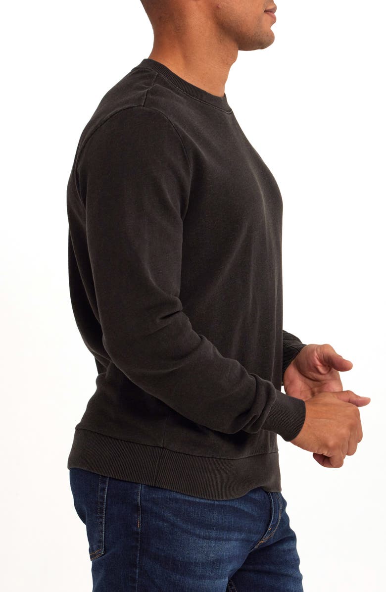 Threads 4 Thought Corey Organic Cotton Terry Sweatshirt, Alternate, color, Black Wash