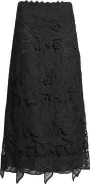 CIEBON Lori Lace Midi Skirt