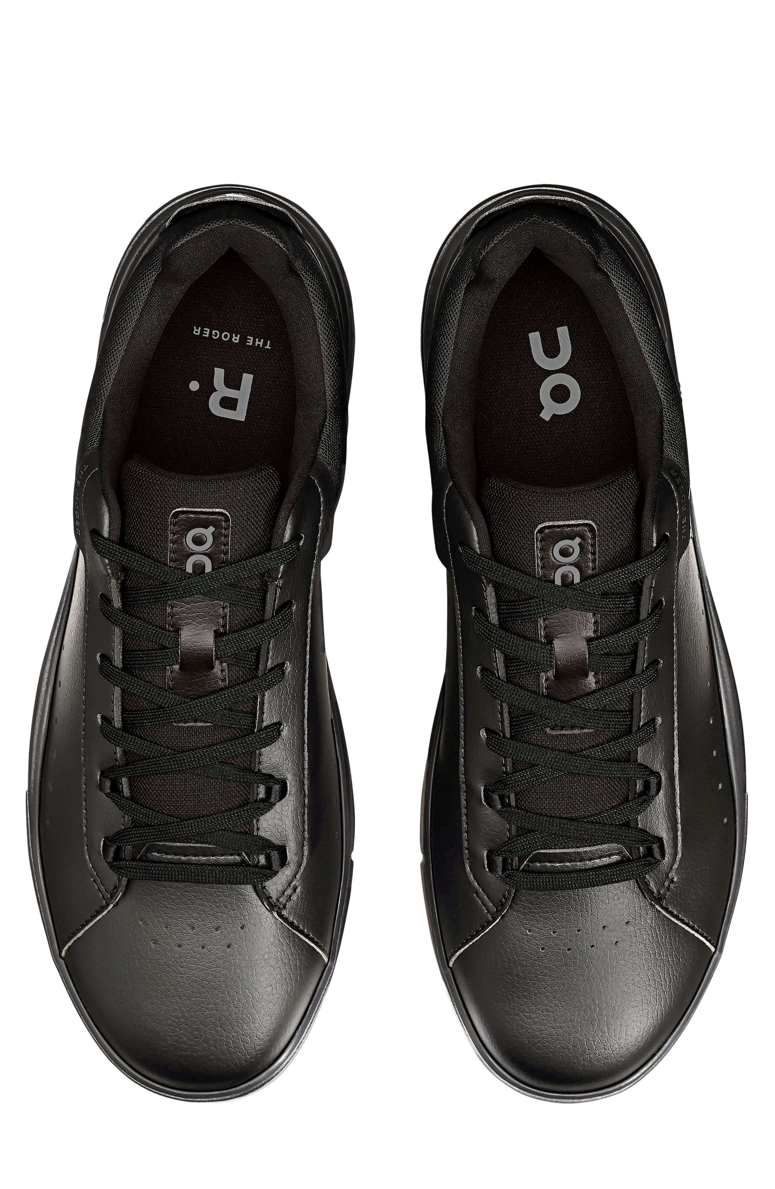 On THE ROGER Advantage Tennis Sneaker, Alternate, color, Black/ Black