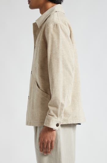 De Bonne Facture リネンロングマックコート PYRENEAN WOOL GRANDAD TRENCH COAT - WUNDER