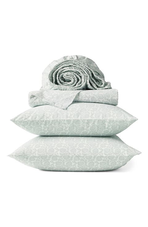 Print Organic Cotton Percale Sheet Set
