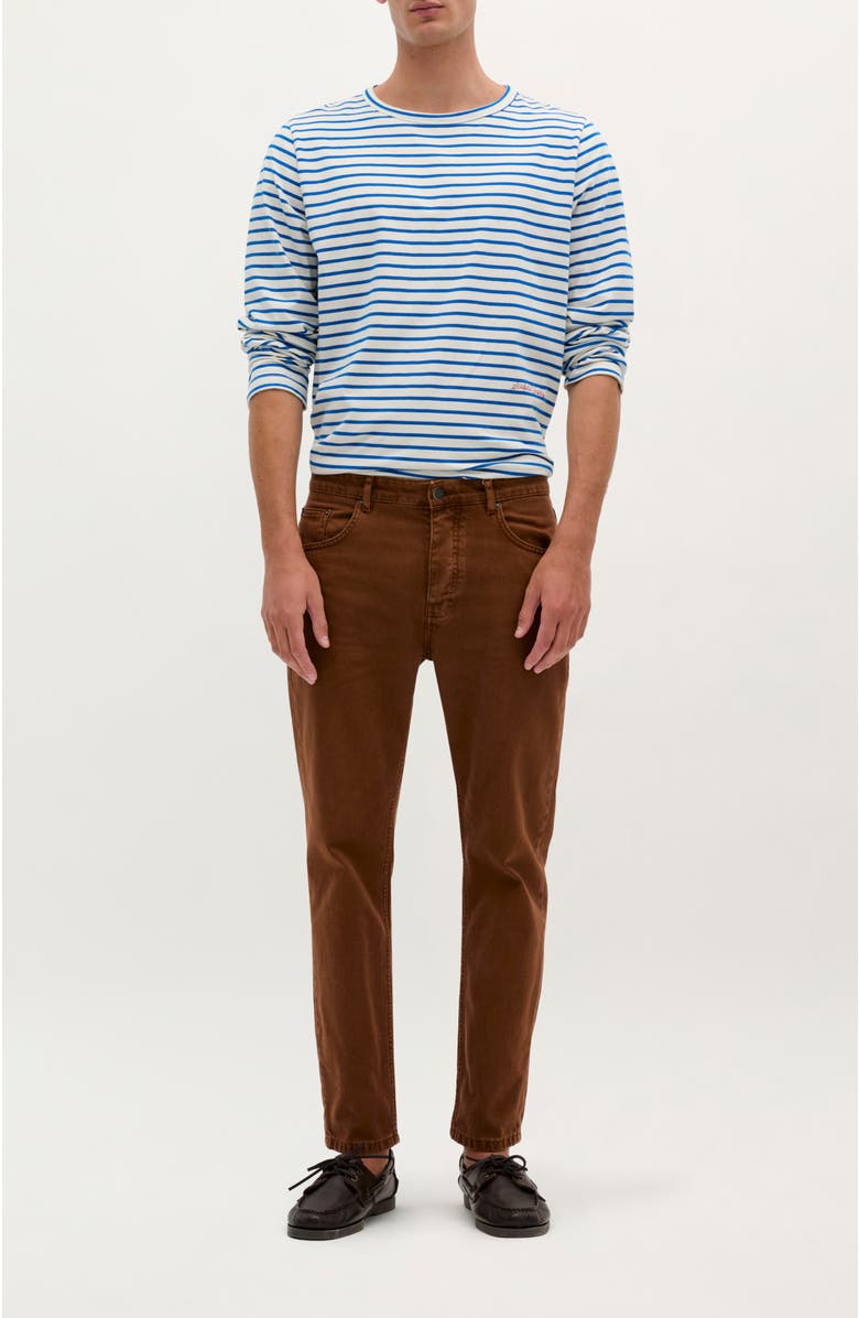 Scalpers Cropped Jeans, Alternate, color, Pumpkin