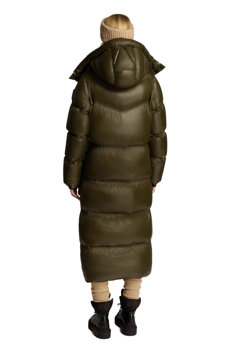 Alpenhaus Meribel Quilted Maxi Puffer with Removable Hood, Alternate, color, Olive