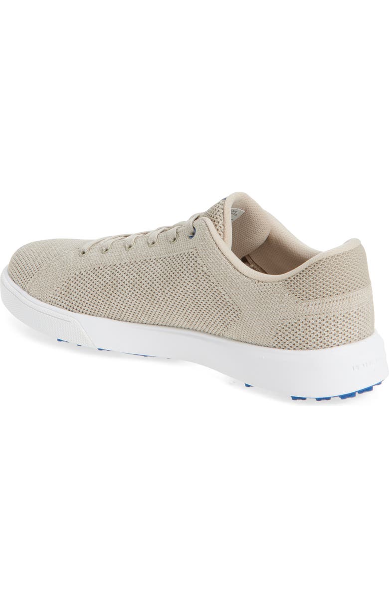 Peter Millar Drift Hybrid Water Resistant Knit Golf Shoe, Alternate, color, Stone