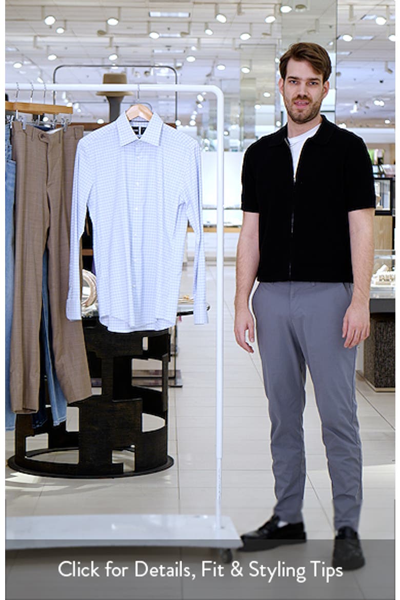 Hank Kent Slim Fit Plaid Performance Twill Dress Shirt video