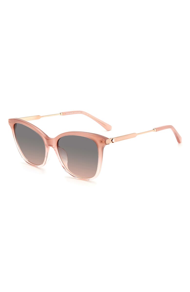 Kate Spade New York dalilas 54mm round sunglasses, Alternate, color, Pink