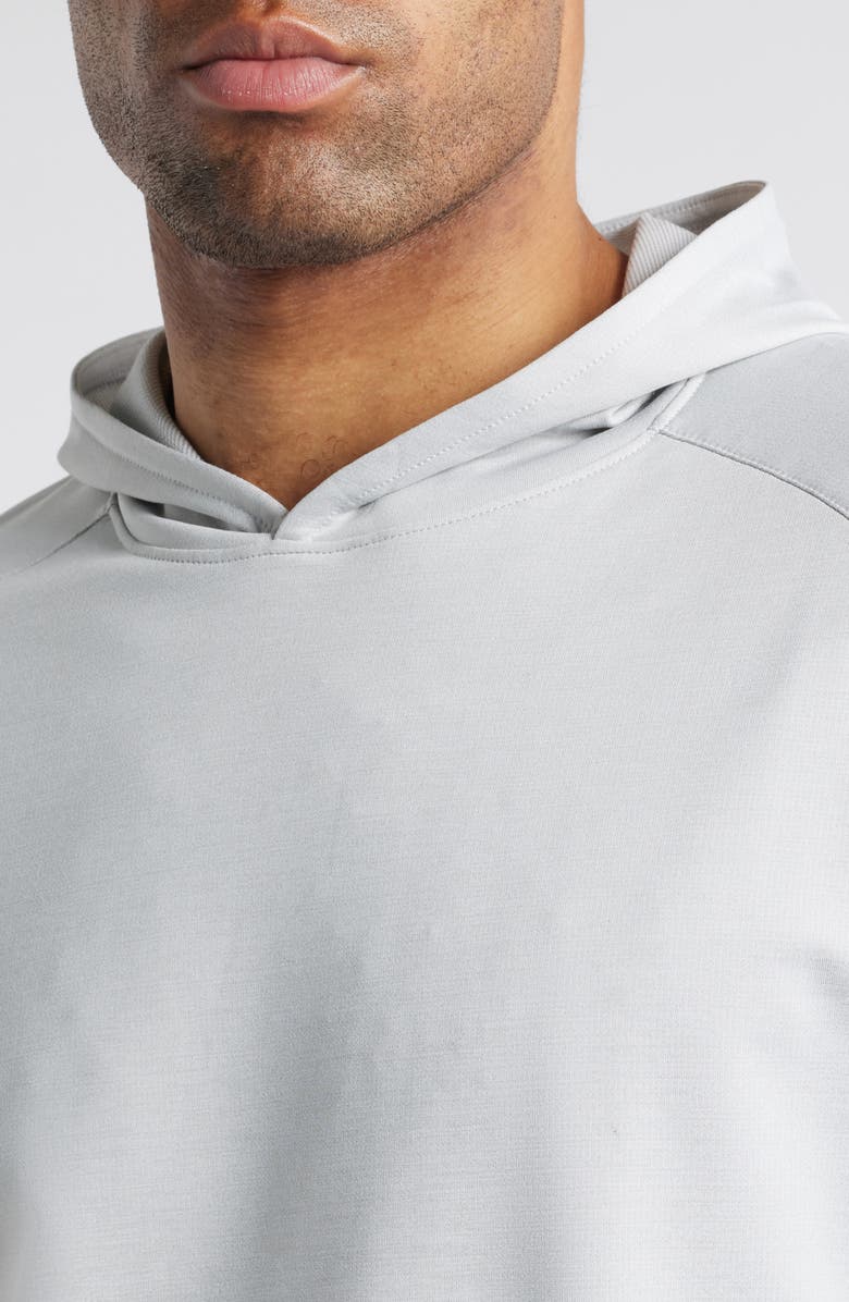 Peter Millar Pine Performance Hoodie, Alternate, color, British Grey