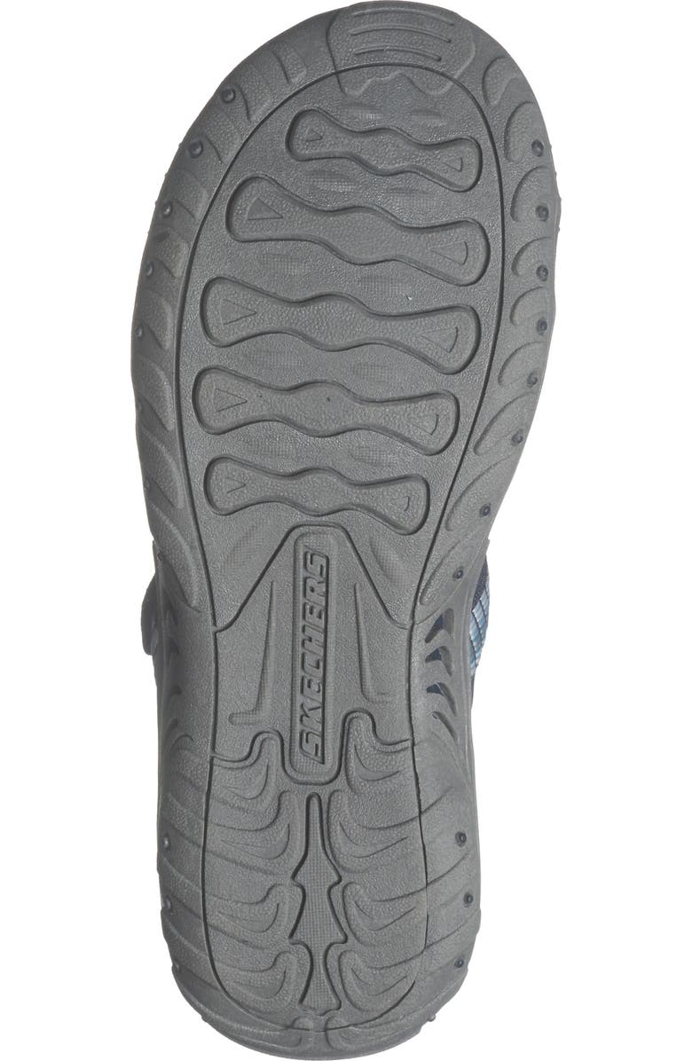 SKECHERS Reggae Color Slide Sandal, Alternate, color, Navy