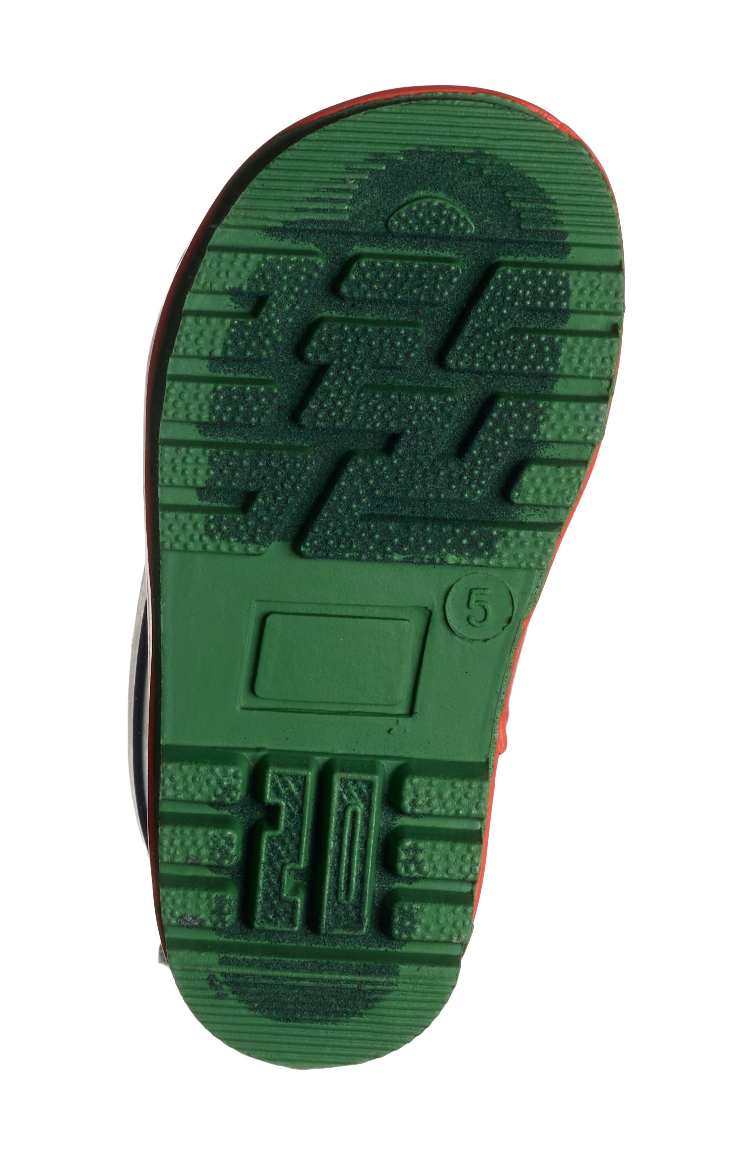 Kids' Misty Rain Boot, Alternate, color, GREEN MULTI