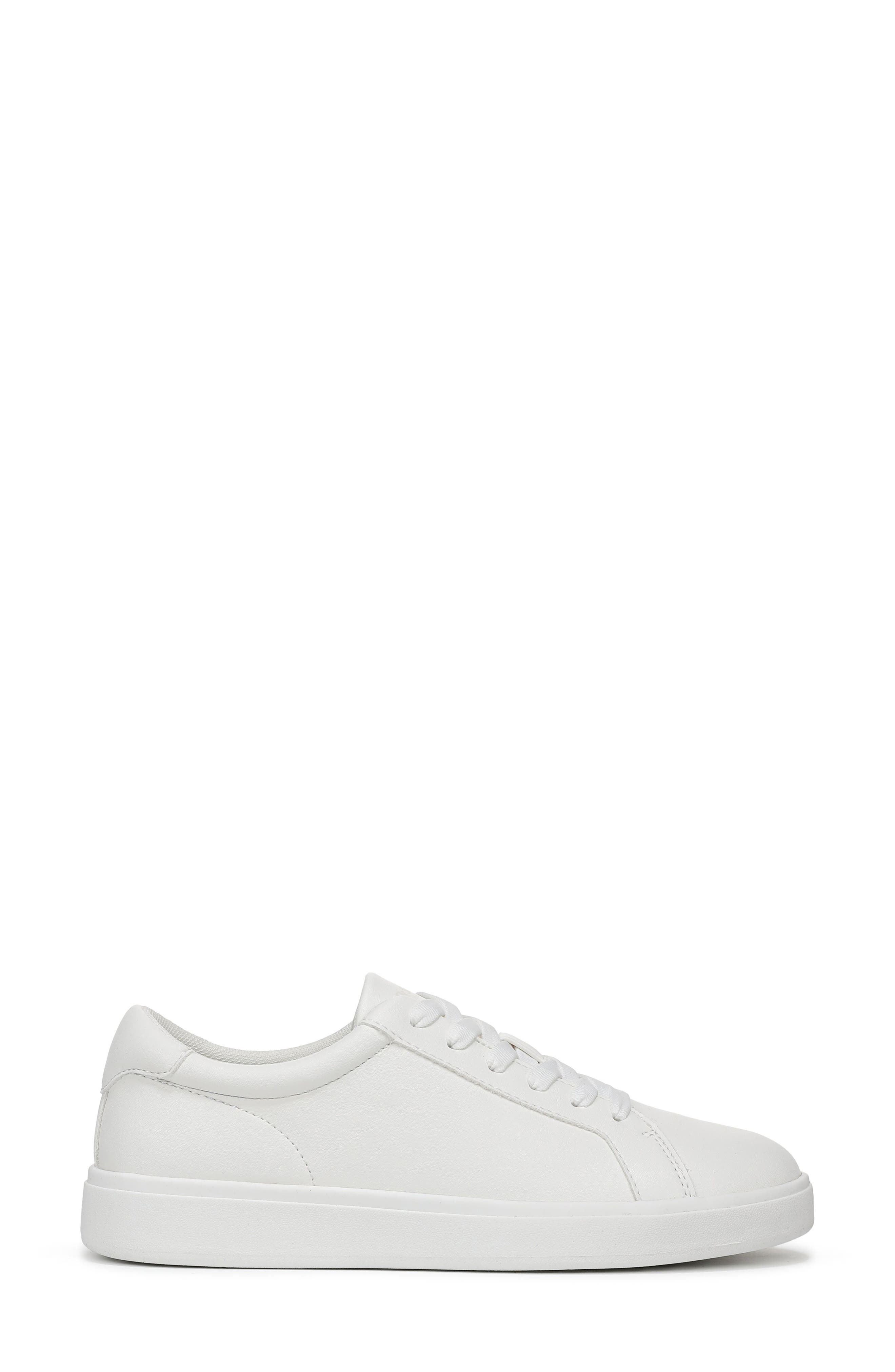 Vivenne Low Top Sneaker, Alternate, color, WHITE FAUX LEATHER