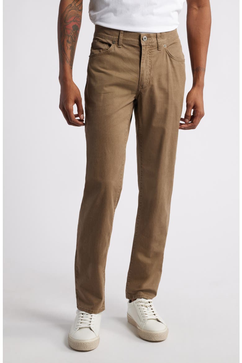 Cadiz Stretch Cotton Straight Leg Pants, Main, color, 55-CAMEL