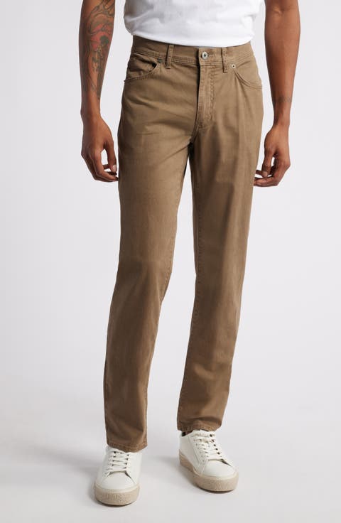 Cadiz Stretch Cotton Straight Leg Pants