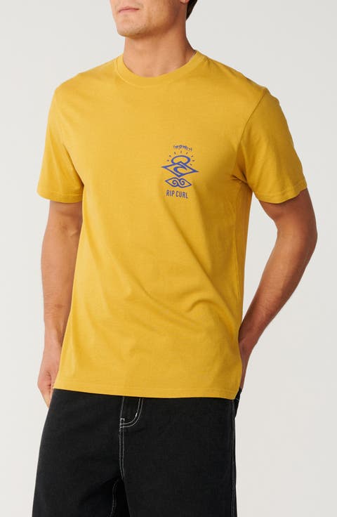 Search Icon Organic Cotton Graphic T-Shirt