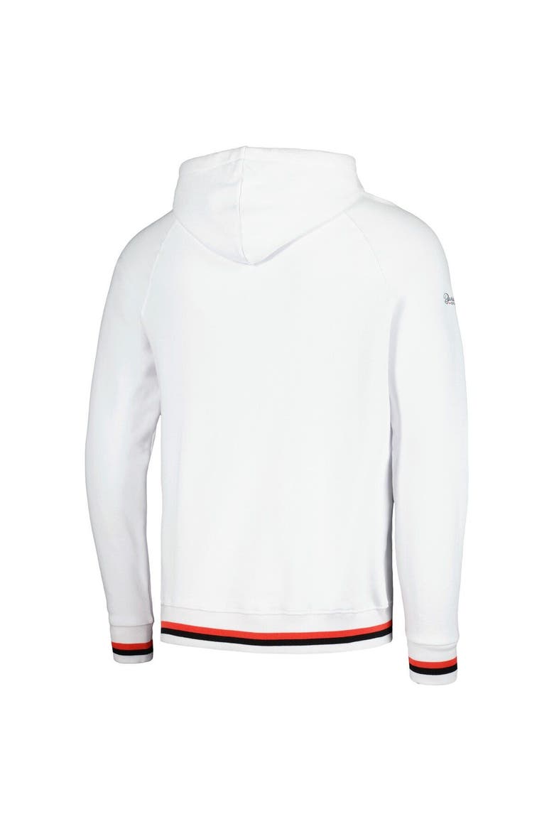 Men's Barstool Golf White TOUR Championship Raglan Pullover Hoodie, Alternate, color, White