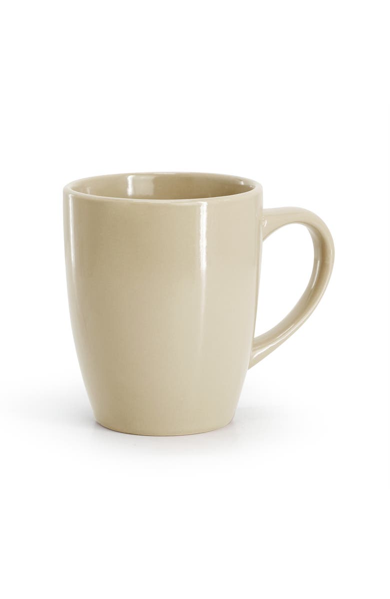 Gibson Home Everyday Plus 12 Piece Stoneware Dinnerware Set, Alternate, color, Beige