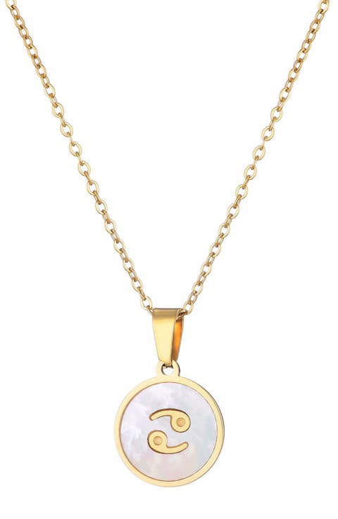 Zodiac Pendant Necklace