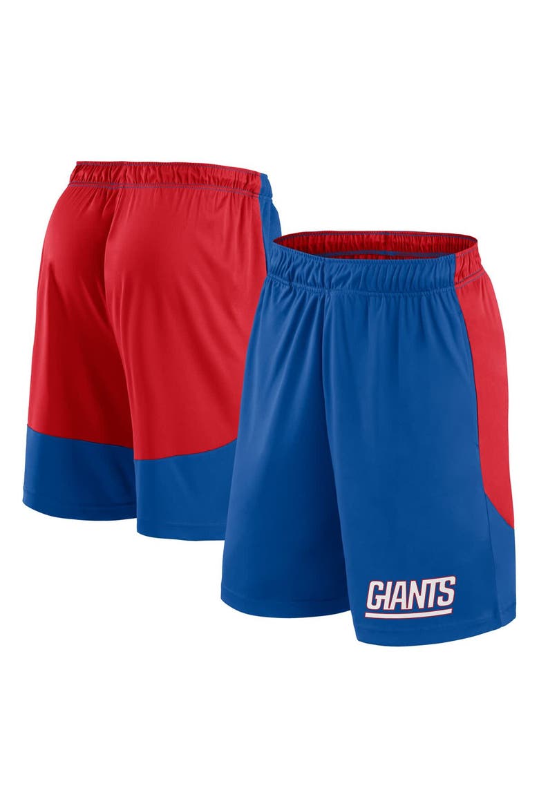 Men's Fanatics Royal/Red New York Giants Launch Shorts, Alternate, color, Royal