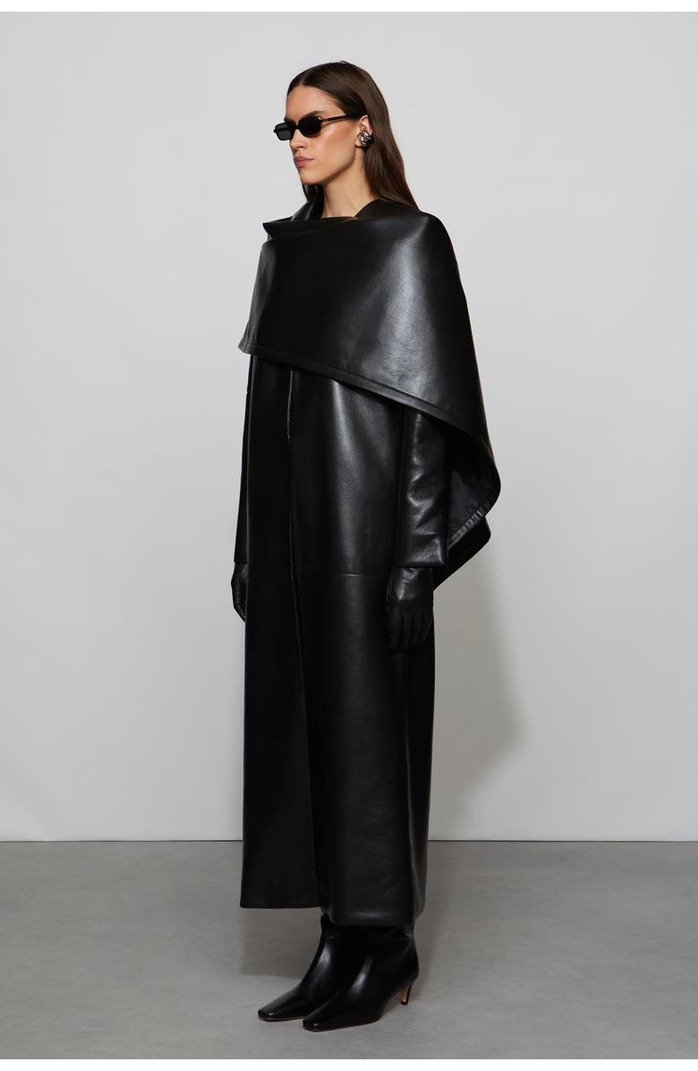 Et Ochs Wren Jacket In Leather, Alternate, color, Black