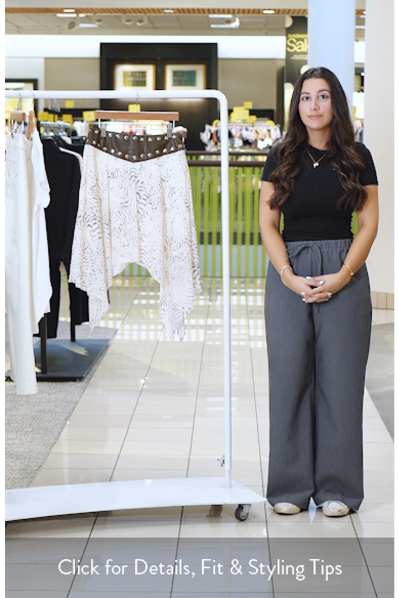 Dark Mirage Stud Asymmetric Skirt video