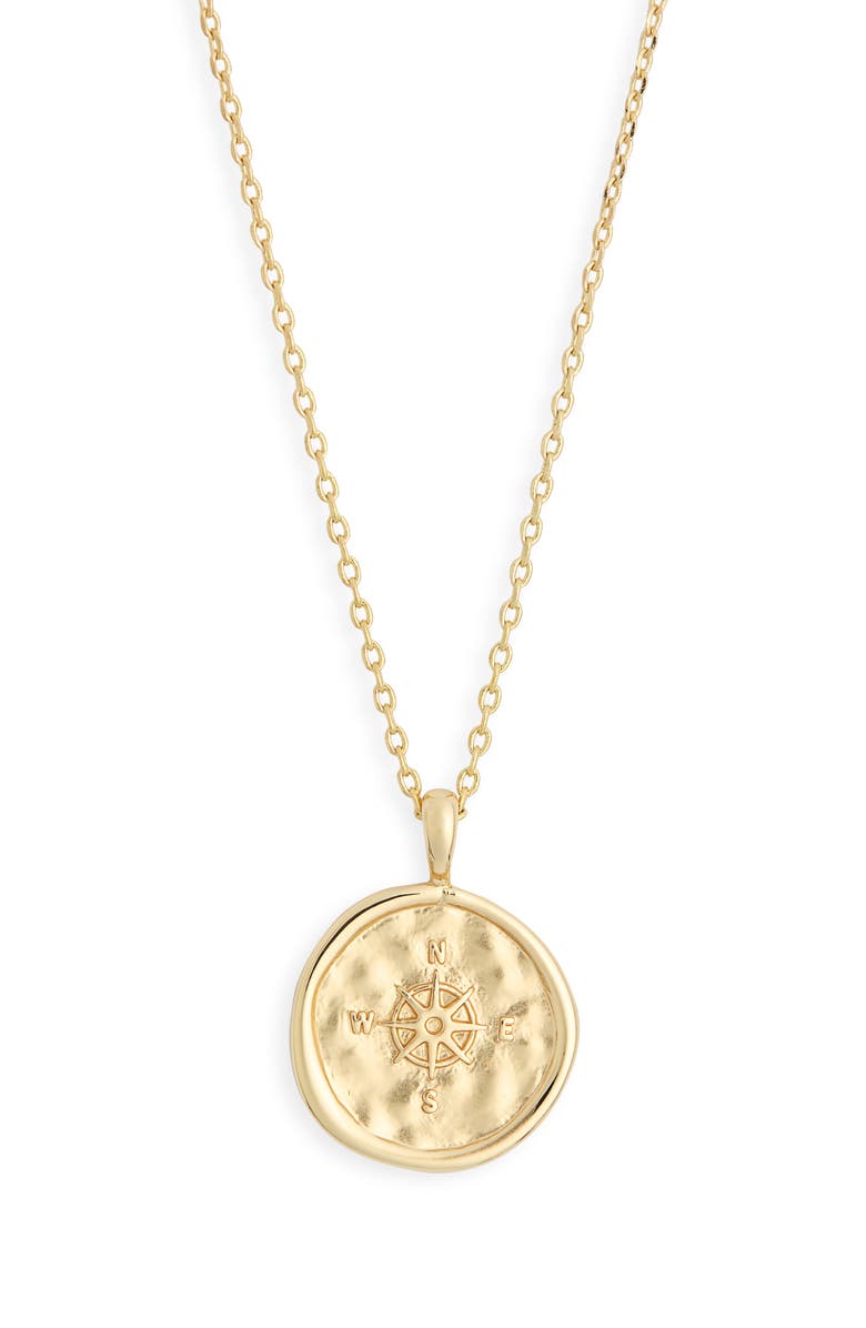 Leith Compass Disc Pendant Necklace, Alternate, color, 
