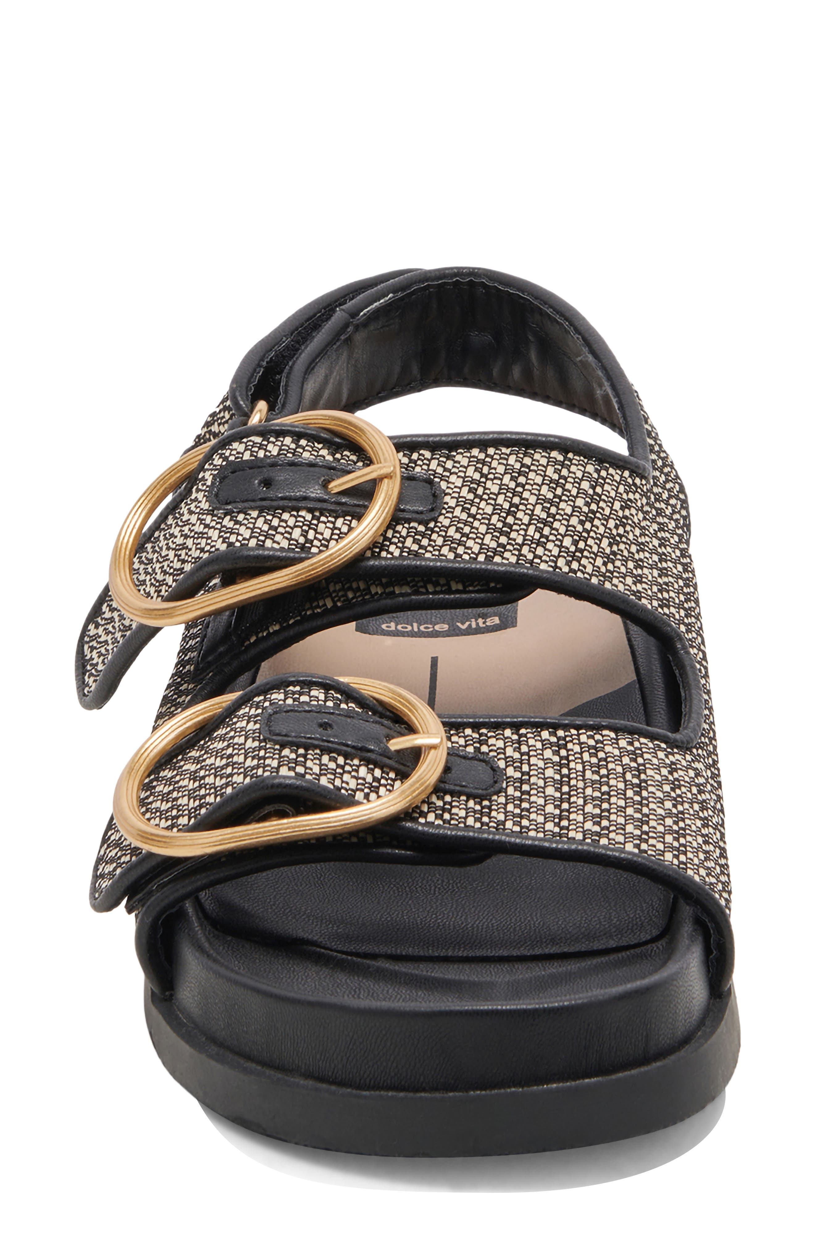 Dolce Vita Starla Platform Sandal, Alternate, color, Black Multi