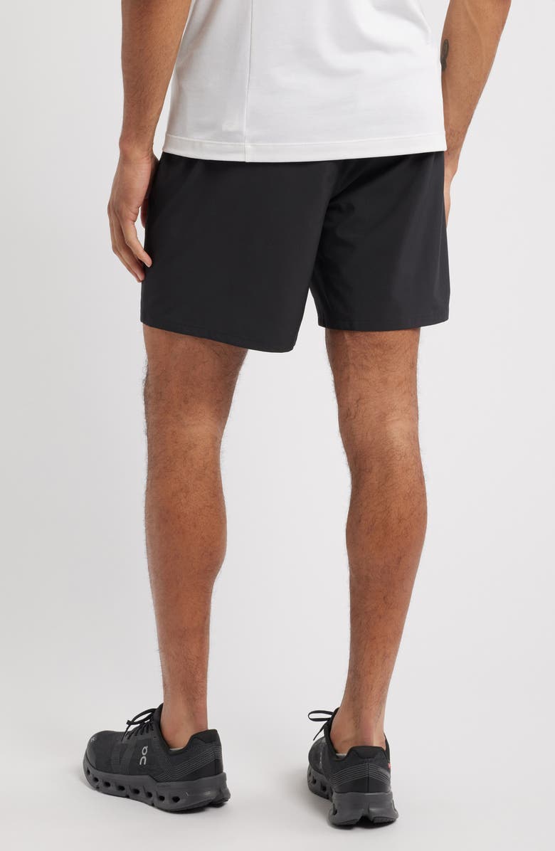 Zella Relay Training Shorts, Alternate, color, Black Caviar