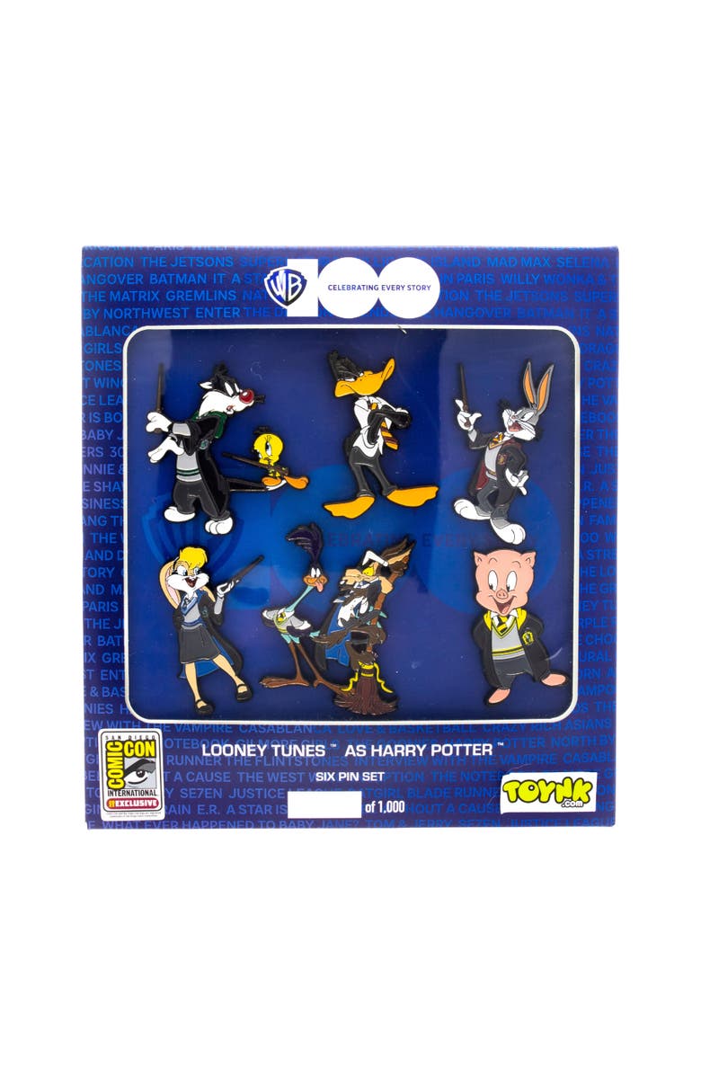 Toynk Warner Bros. 100 Looney Tunes x Harry Potter 6-Pin Set, Alternate, color, Gold