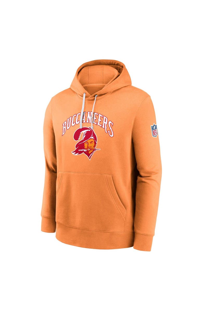 Nike Men's Nike  Orange Tampa Bay Buccaneers Throwback Club Pullover Hoodie, Alternate, color, 