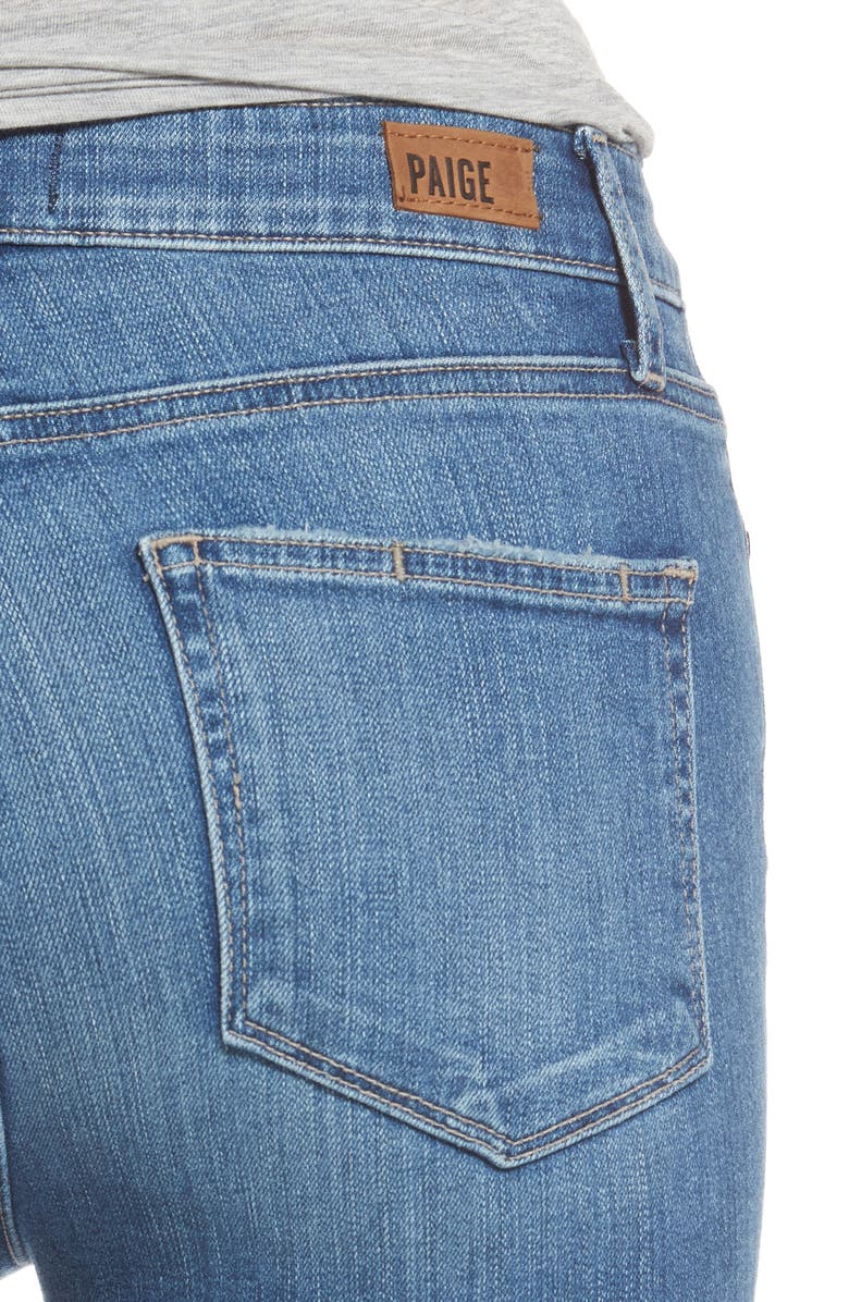 PAIGE Hoxton High Waist Crop Ultra Skinny Jeans, Alternate, color, Evelina