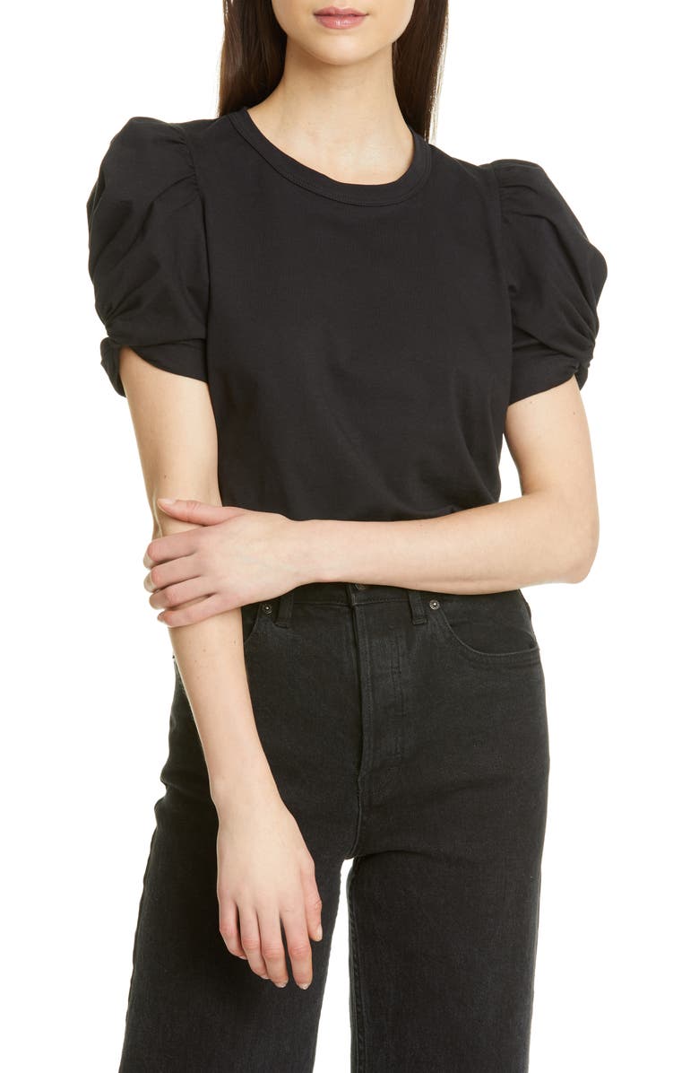 A.L.C. Kati Puff Sleeve Tee, Main, color, 
