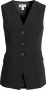 【DISCERNMENT】Coil collar open vest Open Edit The Icon Collarless Vest | Nordstrom