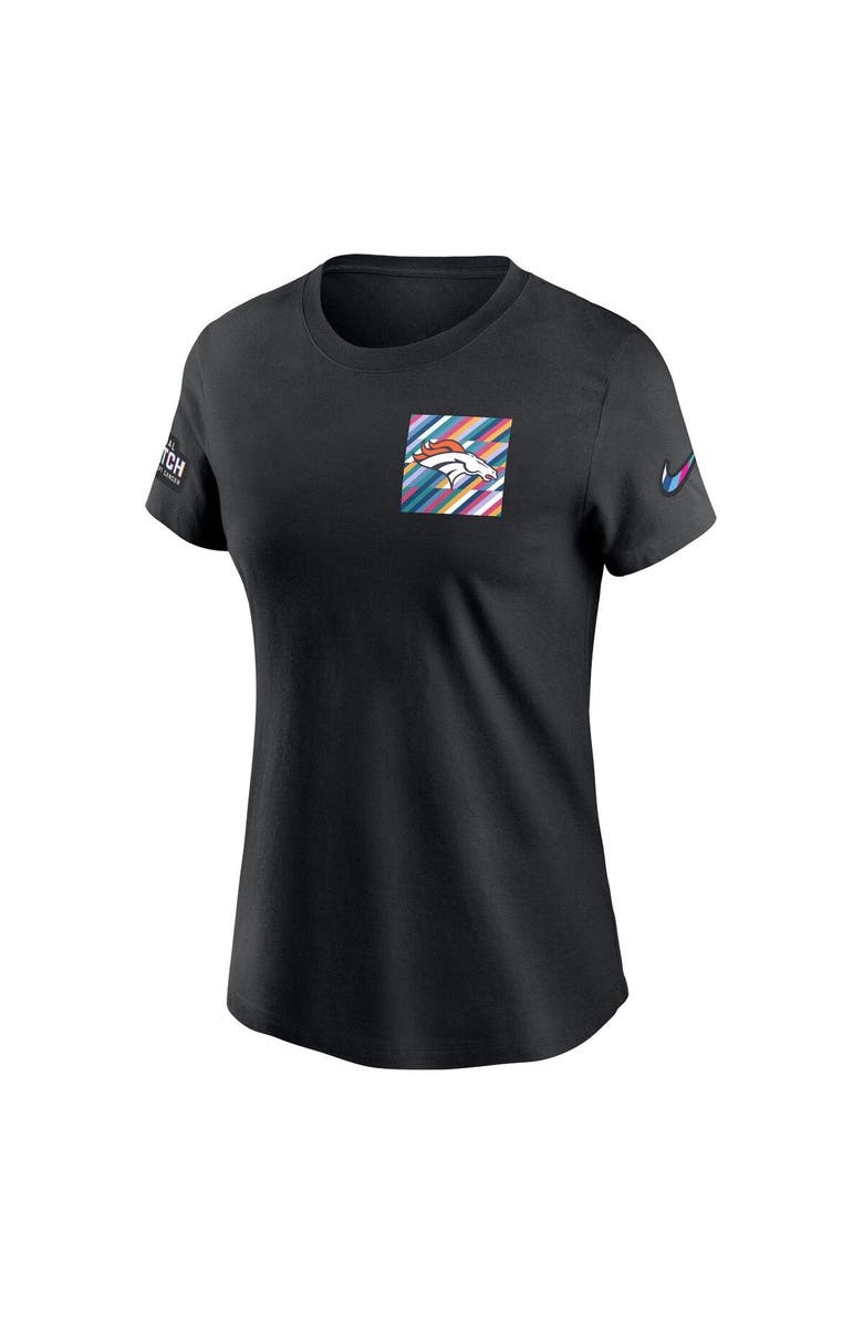 Nike Women's Nike  Black Denver Broncos 2023 NFL Crucial Catch Sideline Tri-Blend T-Shirt, Alternate, color, 