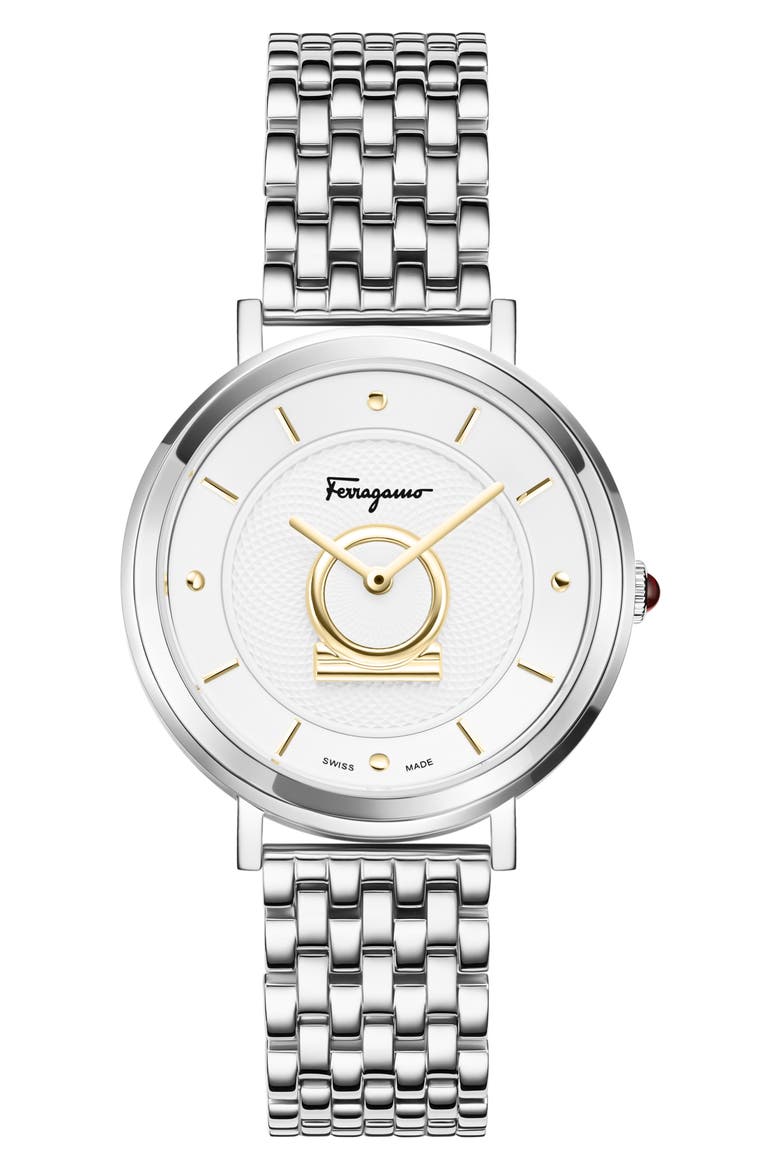 Minuetto Bracelet Watch, 36mm, Main, color, STAINLESS STEEL