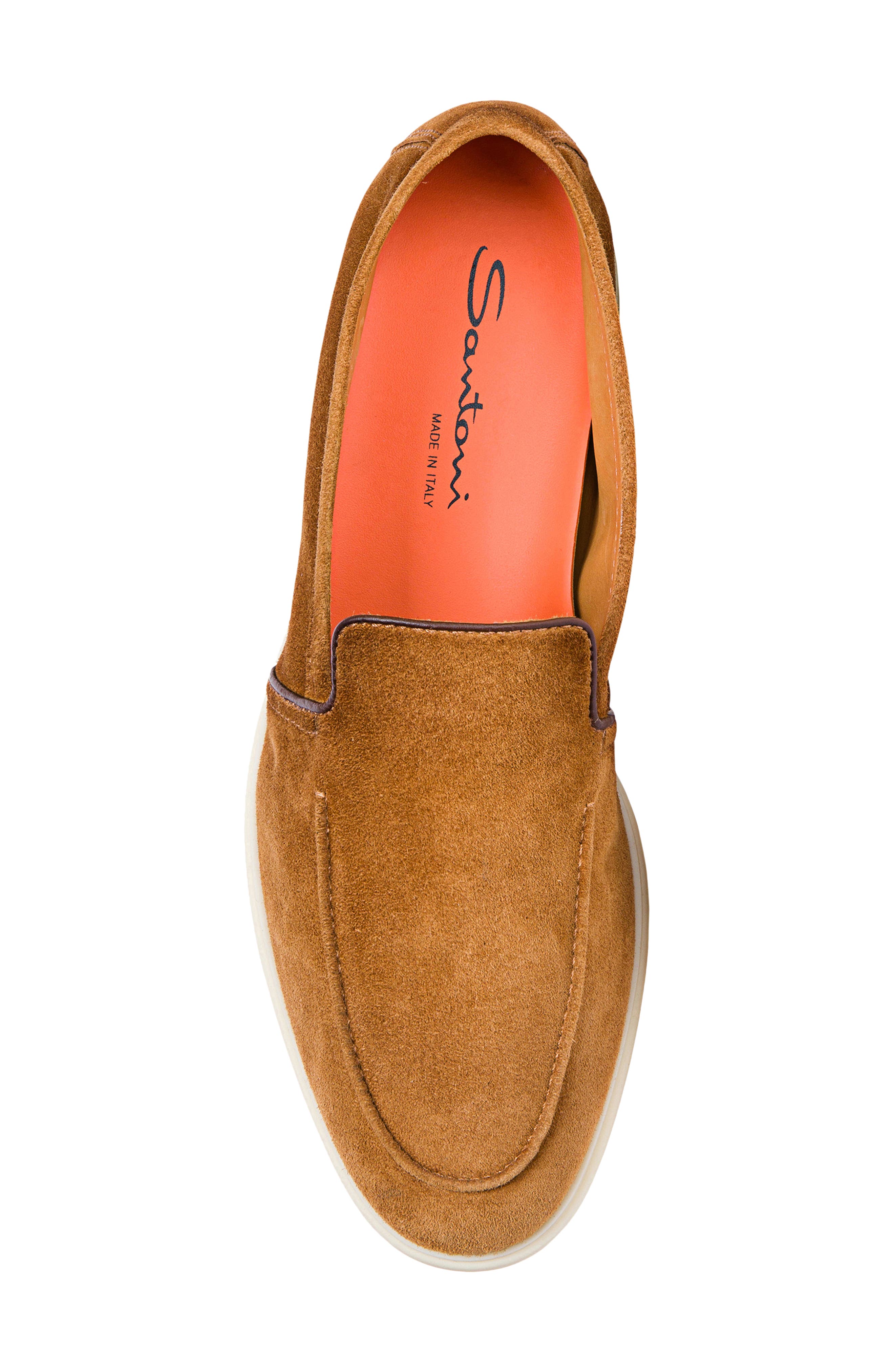 Santoni Malibu Loafer, Alternate, color, Light Brown
