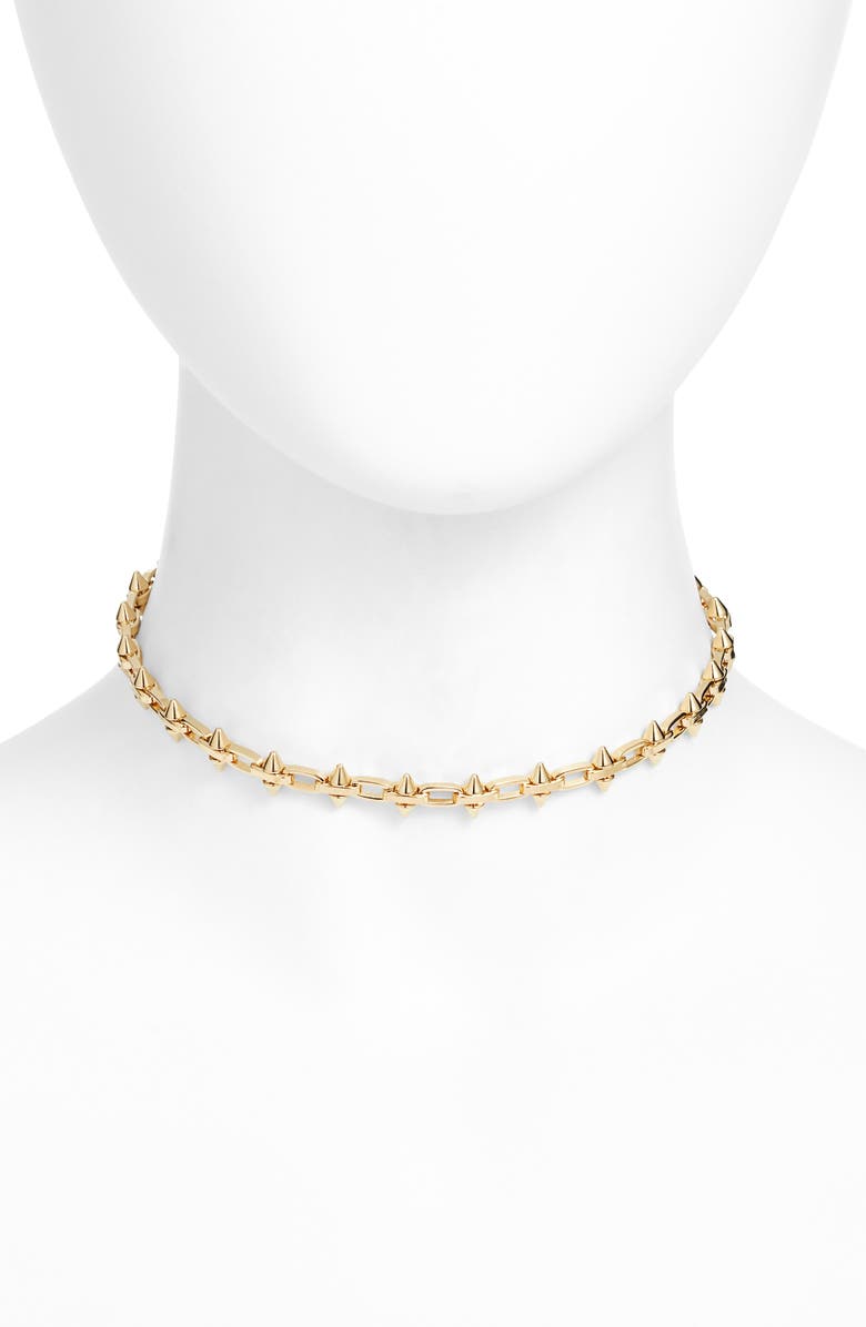 Child of Wild Harley Chain Choker Necklace, Main, color, Gold