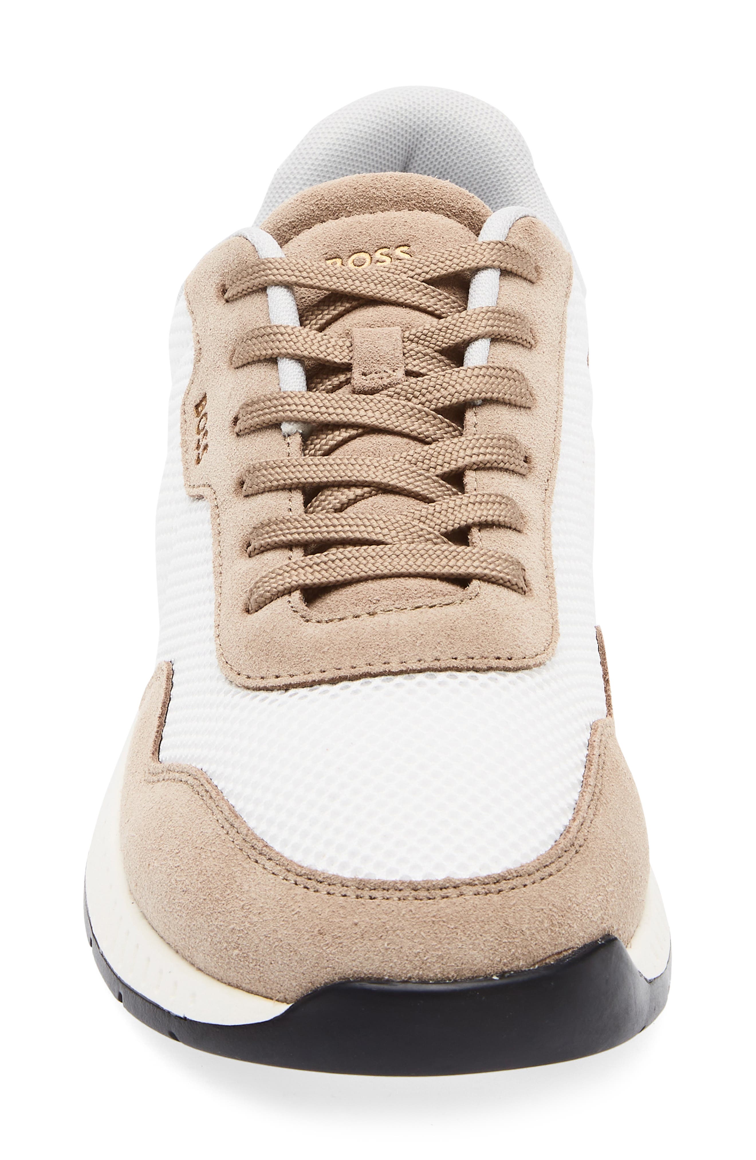 BOSS Titanium Low Top Sneaker, Alternate, color, Medium Beige