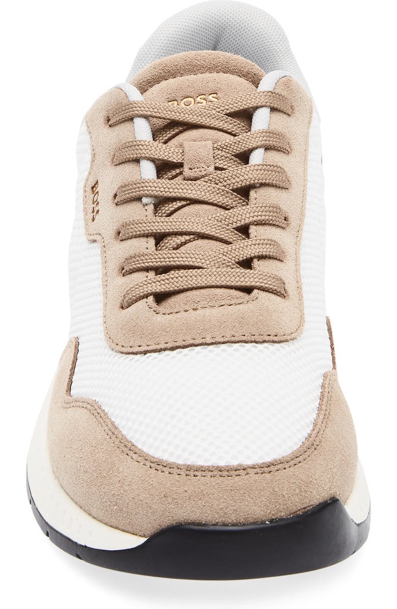 BOSS Titanium Low Top Sneaker, Alternate, color, Medium Beige