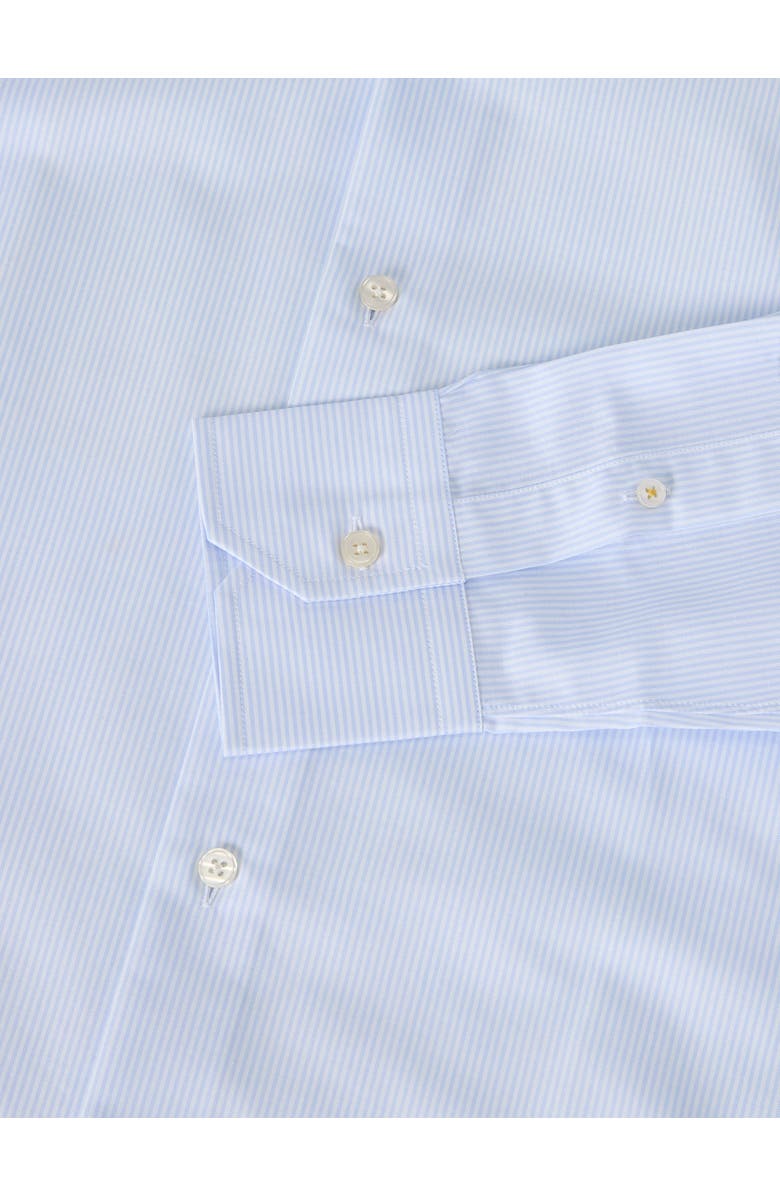 Robert Talbott Kingsley Medium Twill Stripe Shirt in Contemporary fit, Alternate, color, Light Blue