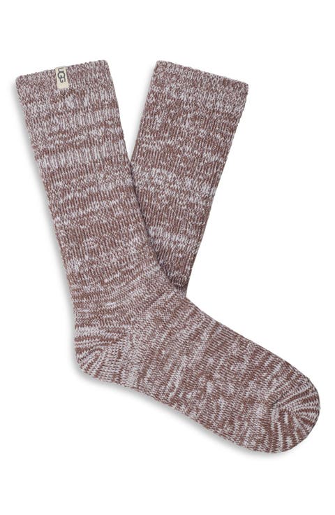 Ribbed Crew Socks