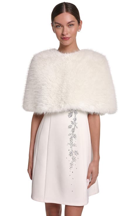 Faux Fur Capelet