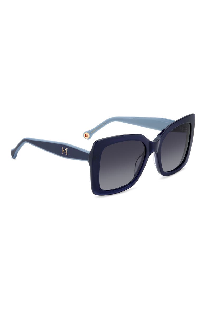 HER 0258/G/S 54mm Square Sunglasses, Alternate, color, BLUE