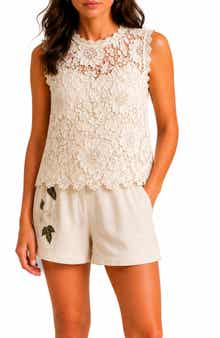 Lace Sleeveless Tank