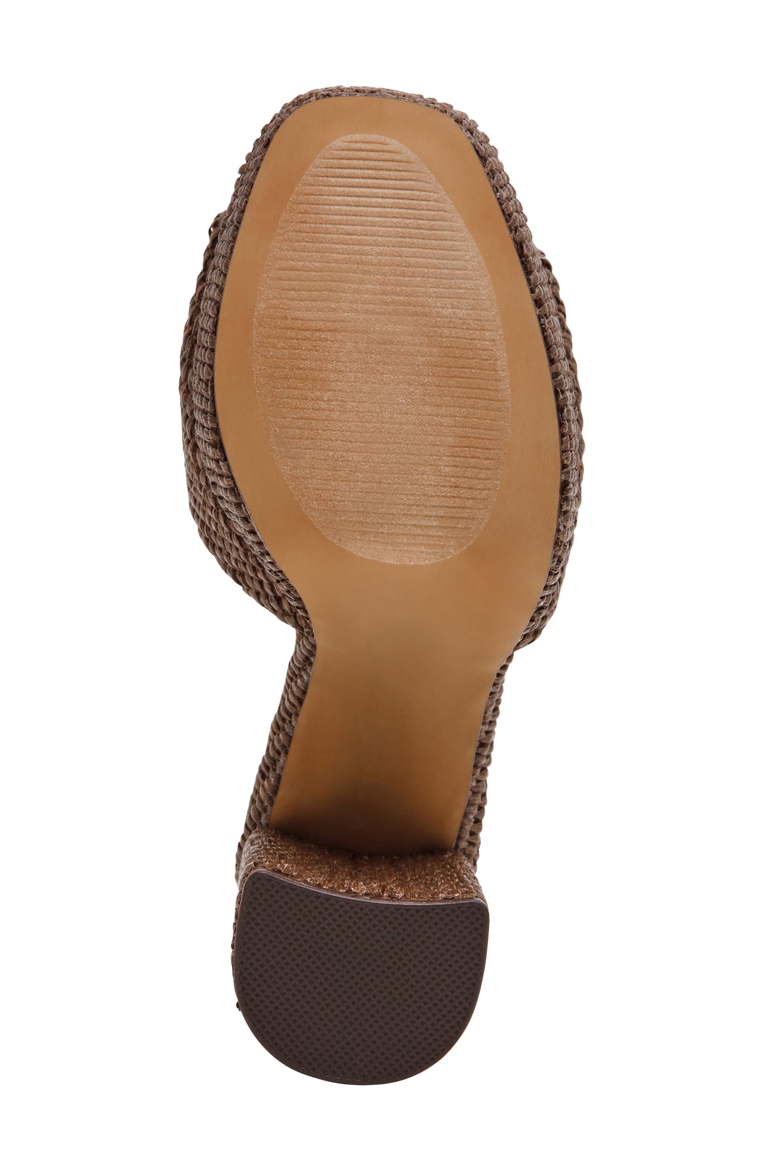 Steve Madden Joel Platform Sandal, Alternate, color, Brown Raffia