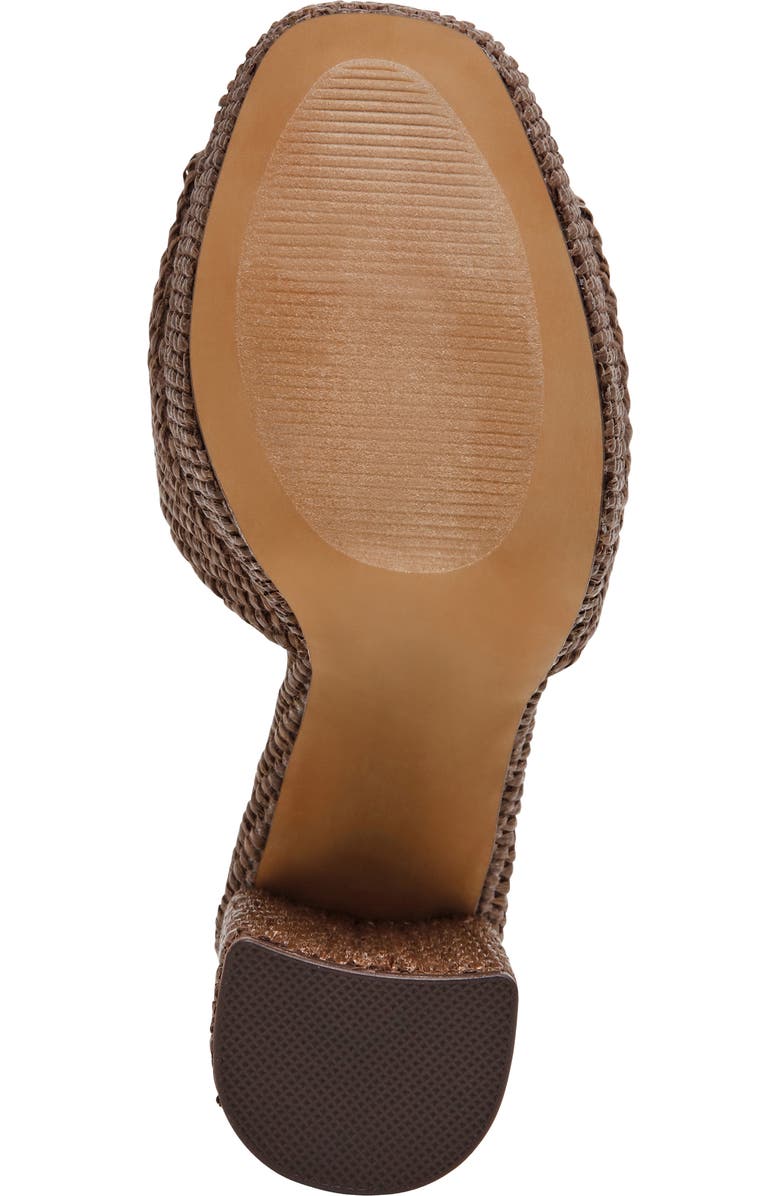 Steve Madden Joel Platform Sandal, Alternate, color, Brown Raffia